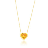 Bezel-Set Solitaire Necklace