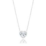 Bezel-Set Solitaire Necklace