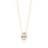 Bezel-Set Solitaire Necklace