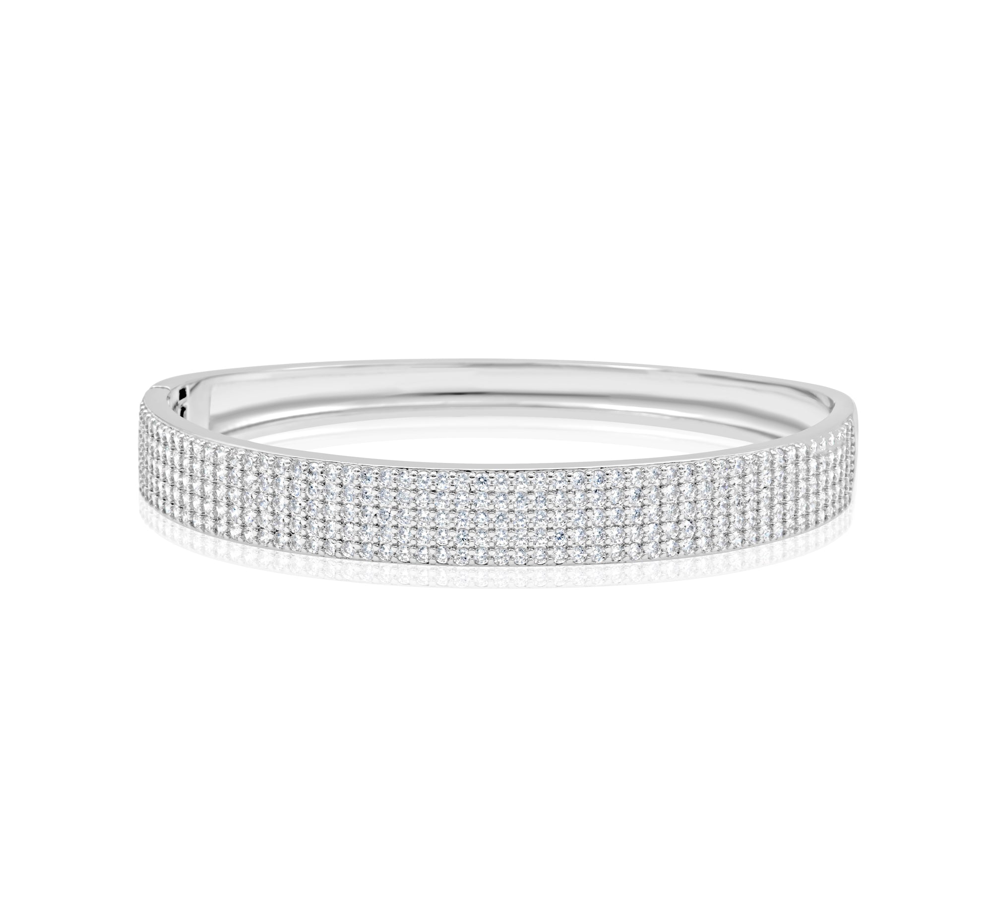 Wide Pave Bangle