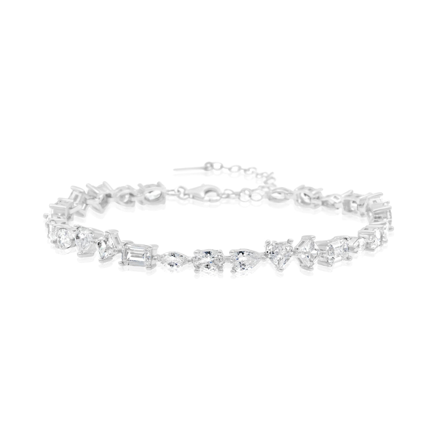 Multi Shape Tennis Bracelet