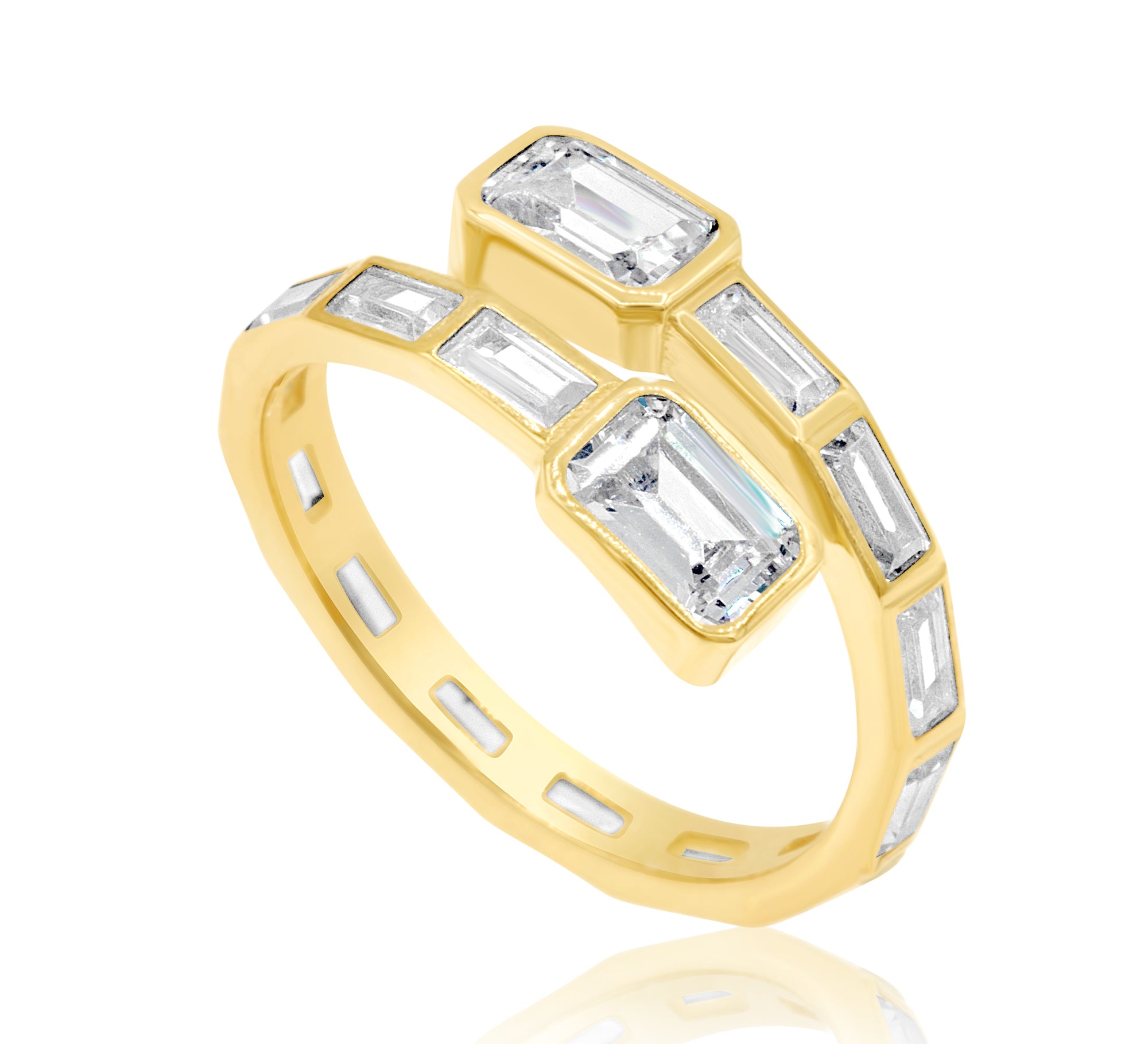 Baguette Wrap Ring