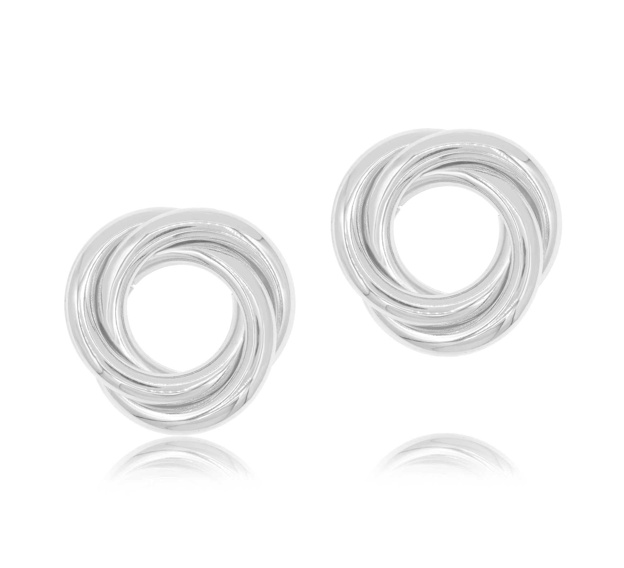 Round Twist Hoop Earrings