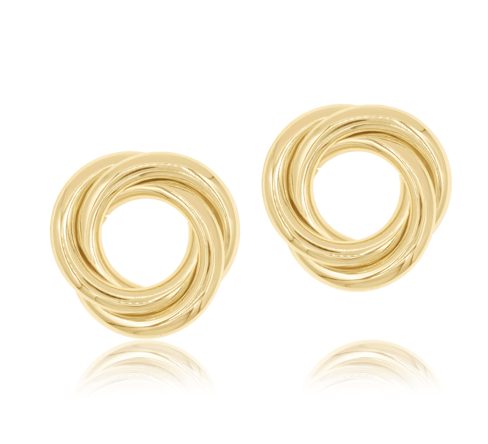 Round Twist Hoop Earrings