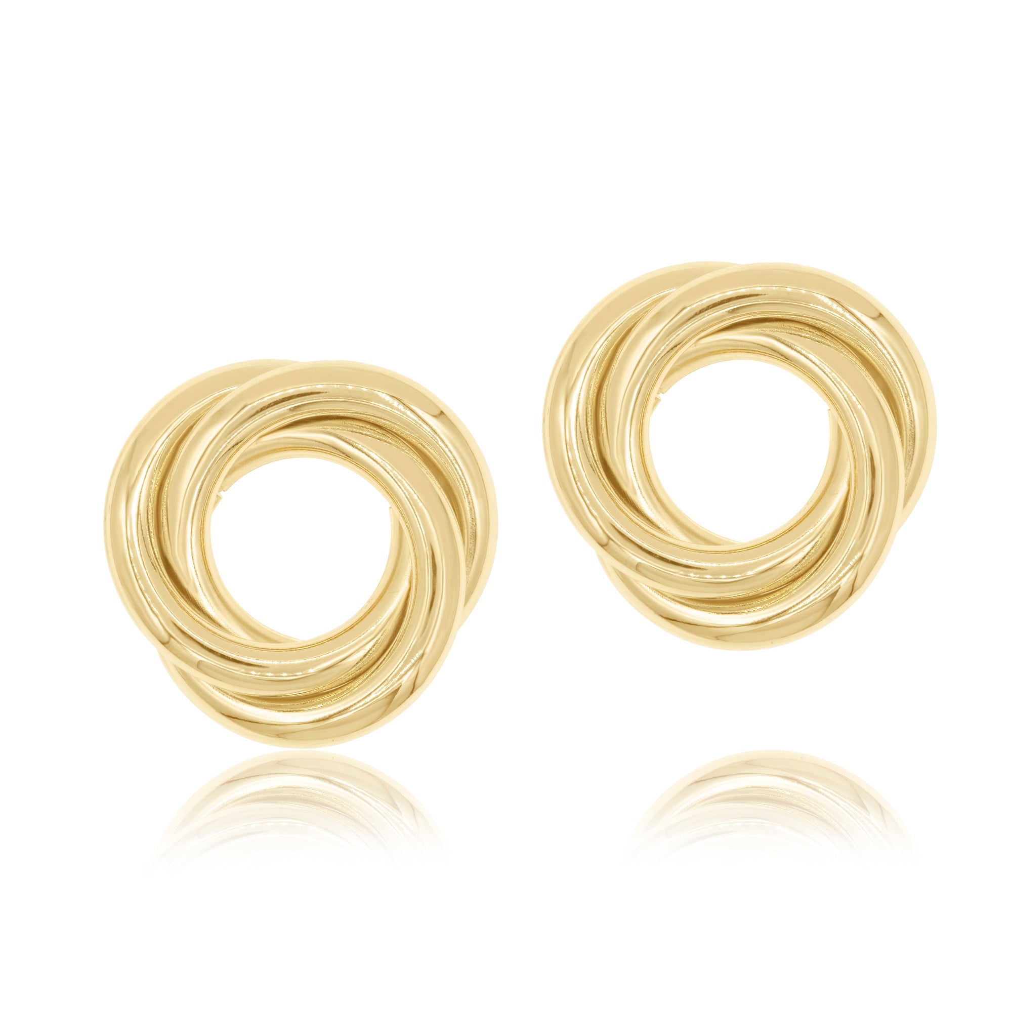 Round Twist Hoop Earrings