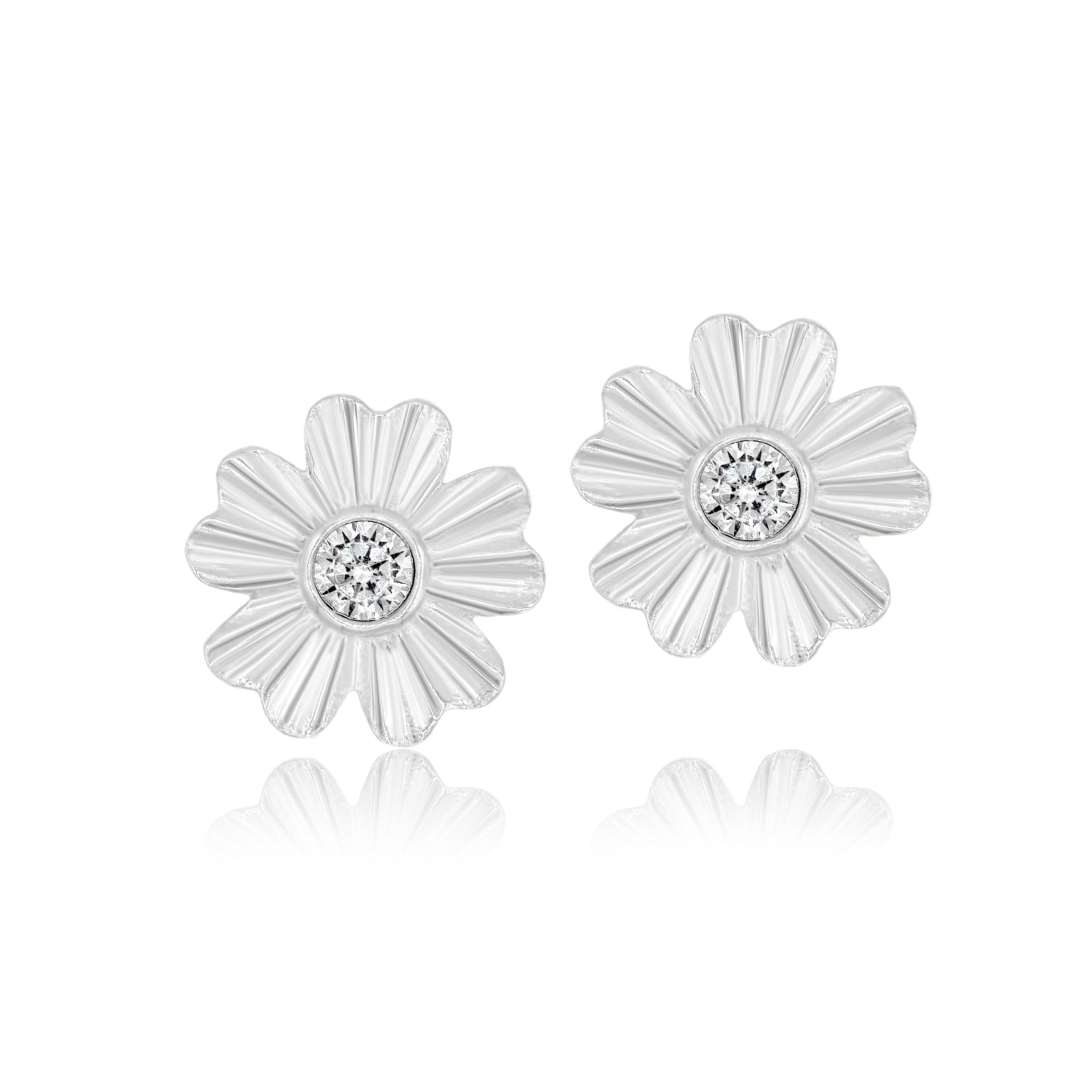 Fluted Flower Studs