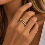 Thin Pave Snake Ring