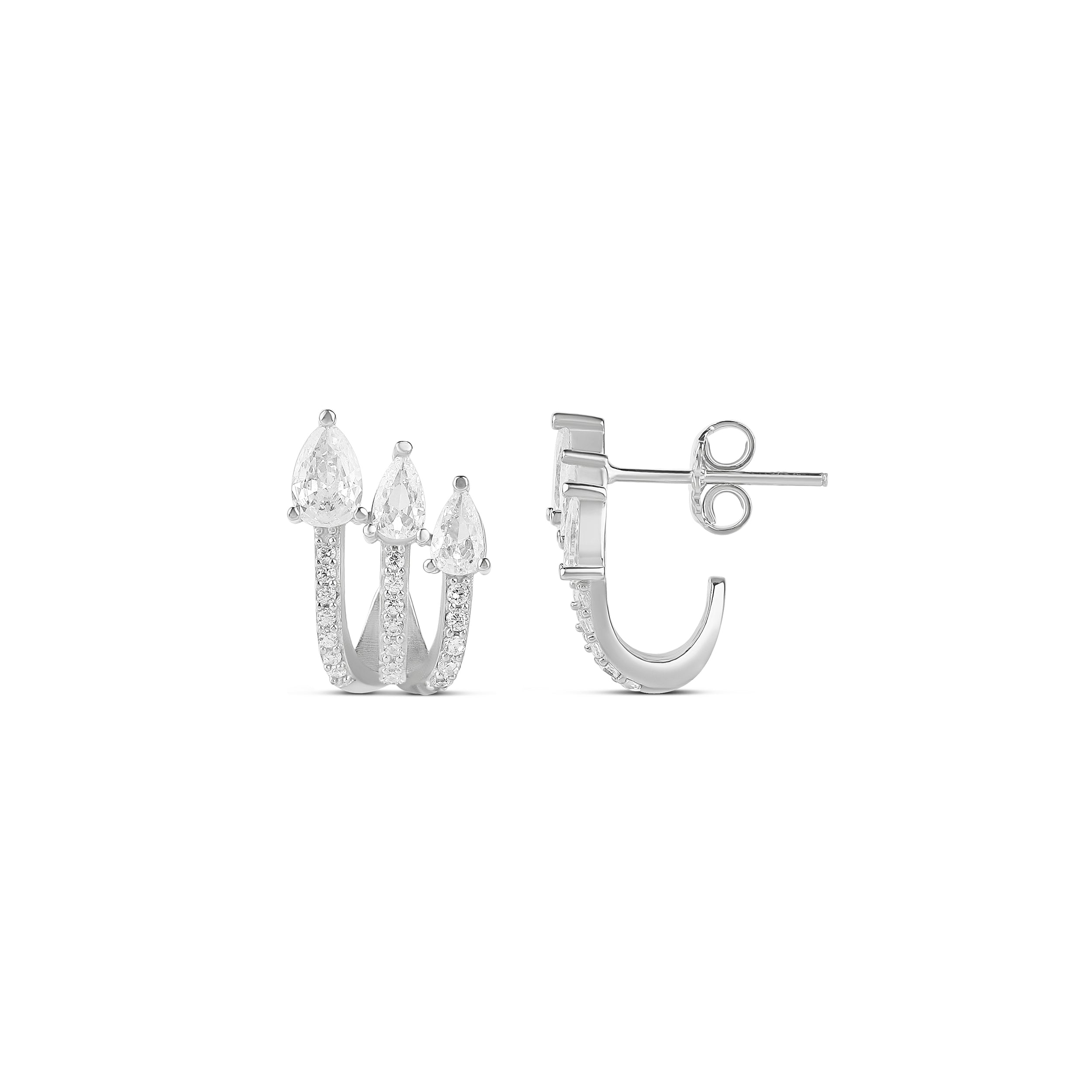 Pave Wrap Earrings