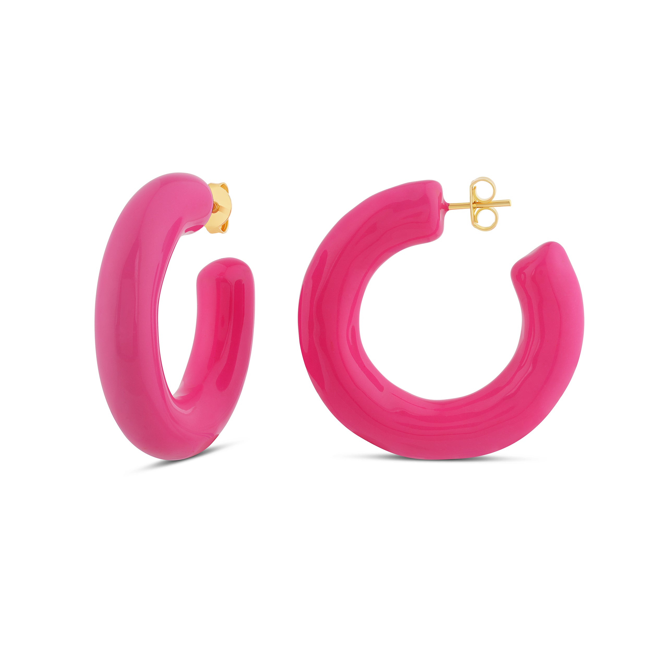 Enamel Large Tube Hoops