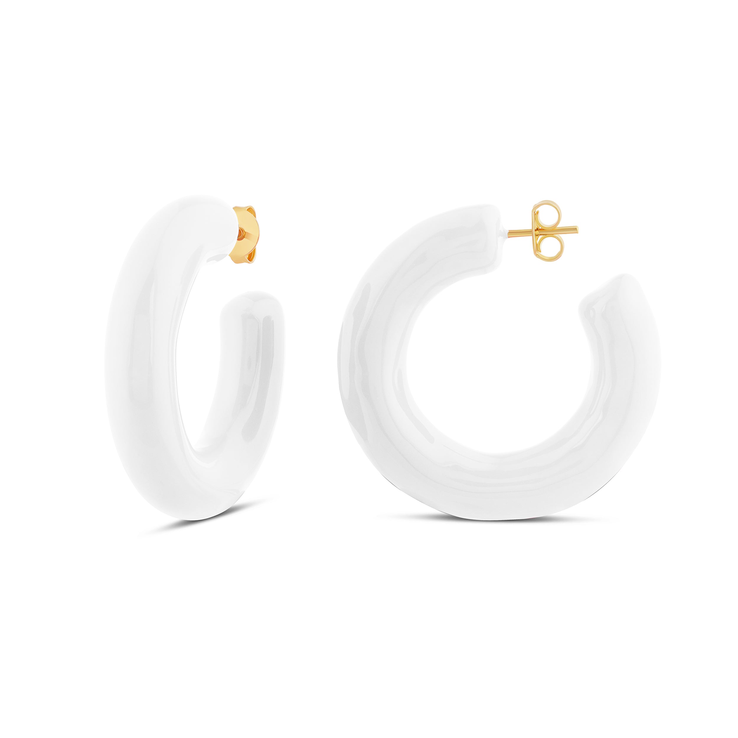 Enamel Large Tube Hoops