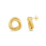 Round Twist Hoop Earrings