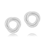 Round Twist Hoop Earrings