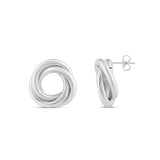 Round Twist Hoop Earrings