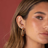 Twist Hoop Earrings