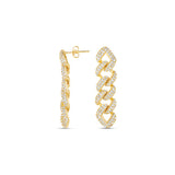 Pave Cuban Earrings