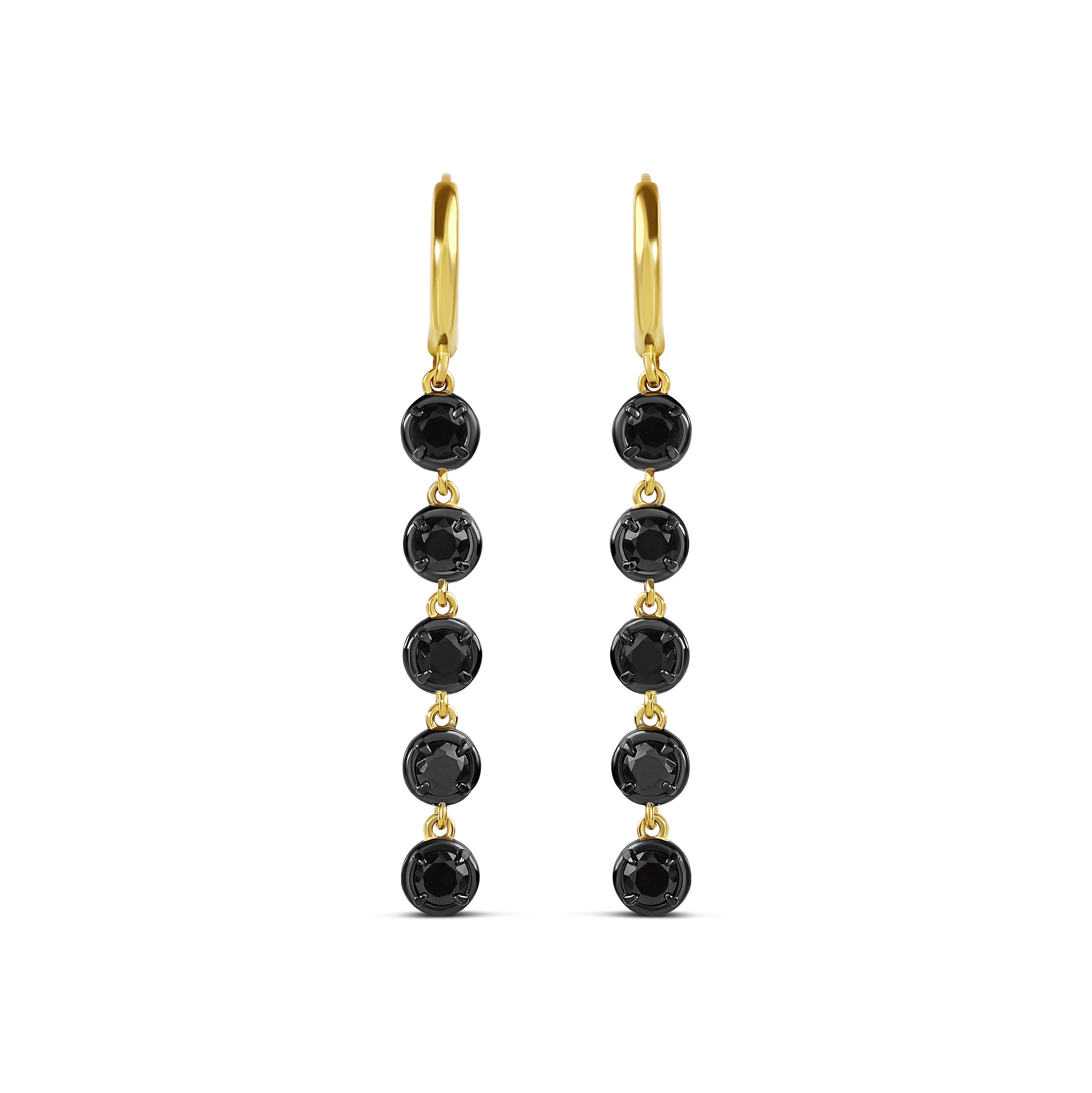 Victorian Style Round Drop Earrings