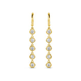 Victorian Style Round Drop Earrings