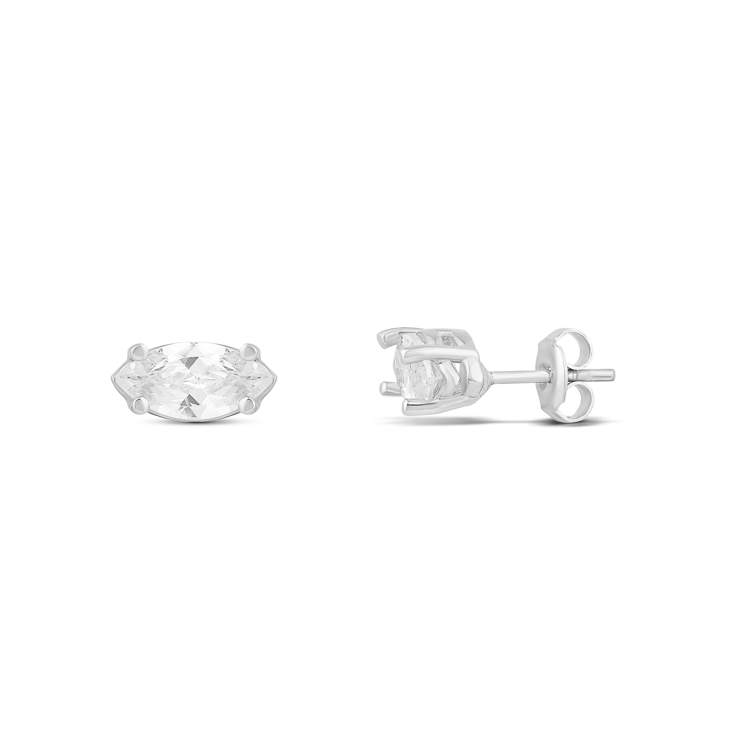 Marquise Stud Earrings