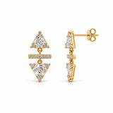 Triangle Drop Earrings