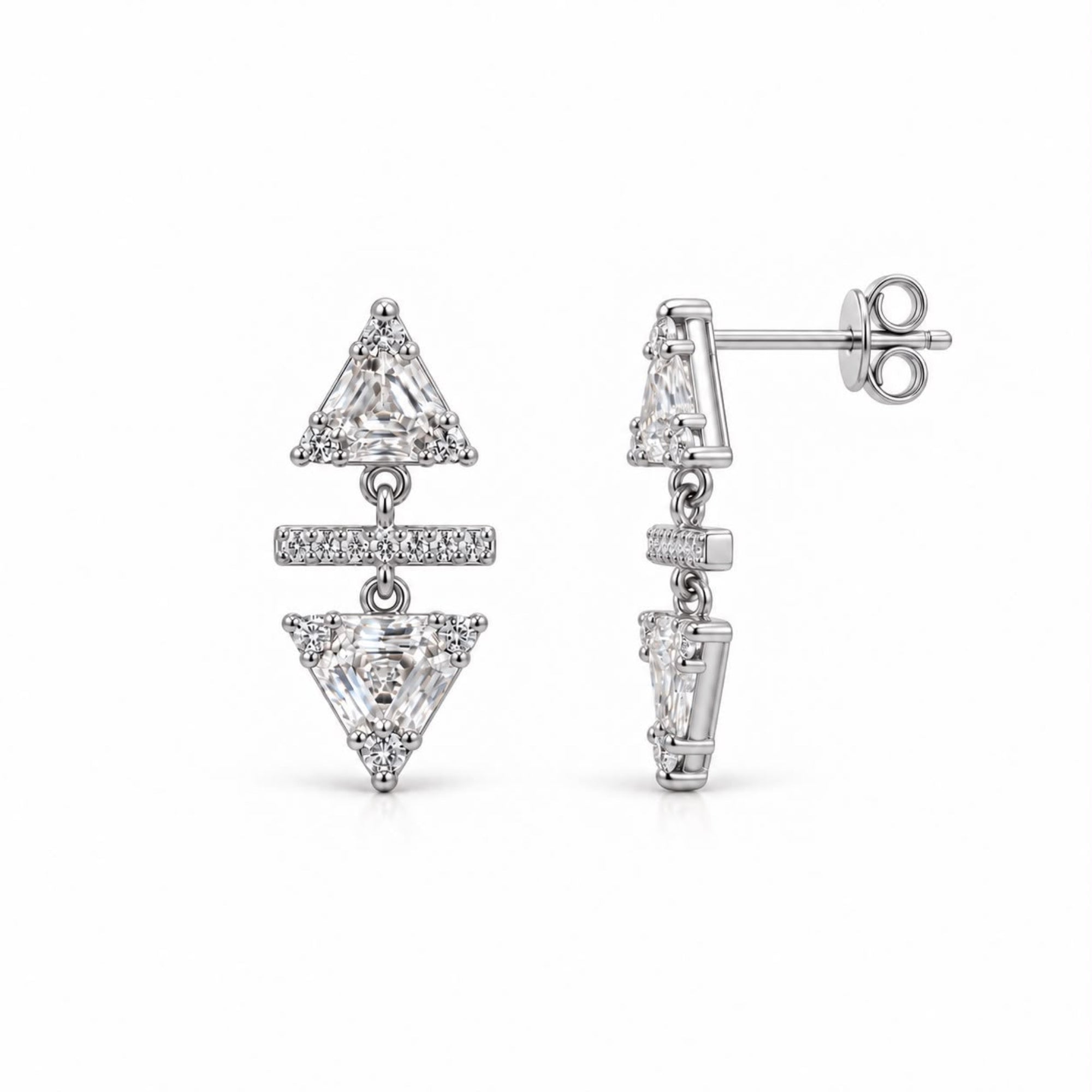 Triangle Drop Earrings