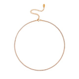 1.5mm Thin Tennis Necklace