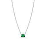 Fancy Oval Tennis Necklace