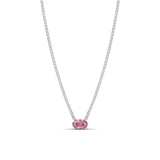 Fancy Oval Tennis Necklace