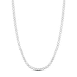 2mm Bezel-Set Classic Round Tennis Necklace