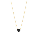 Mini Pave Heart Necklace