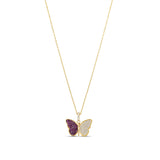 Pave Butterfly Necklace