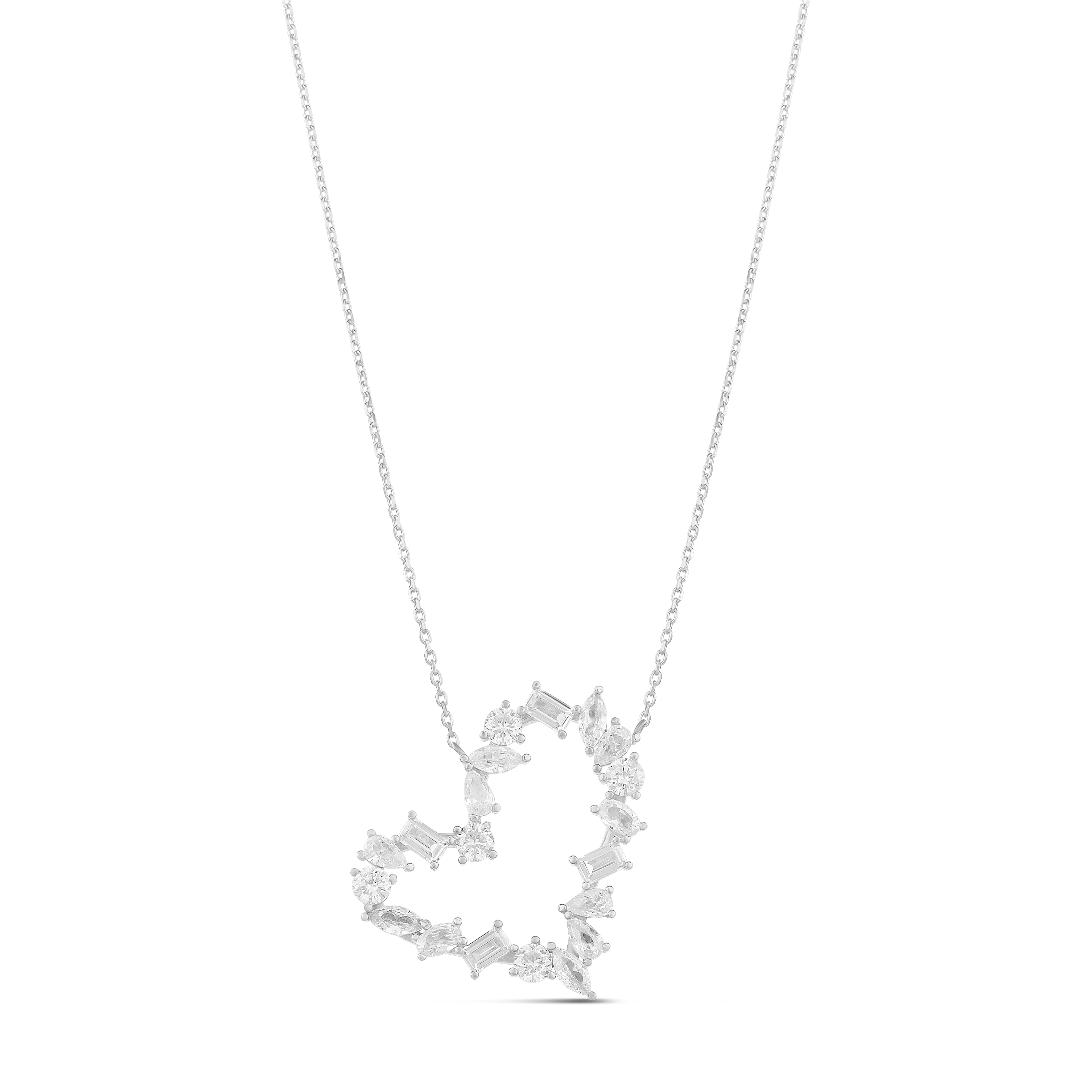 Multi Shape Heart Necklace
