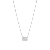 Mini Bezel Solitaire Necklace