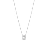 Mini Bezel Solitaire Necklace