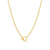 Ball Chain Toggle Necklace