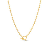 Ball Chain Toggle Necklace