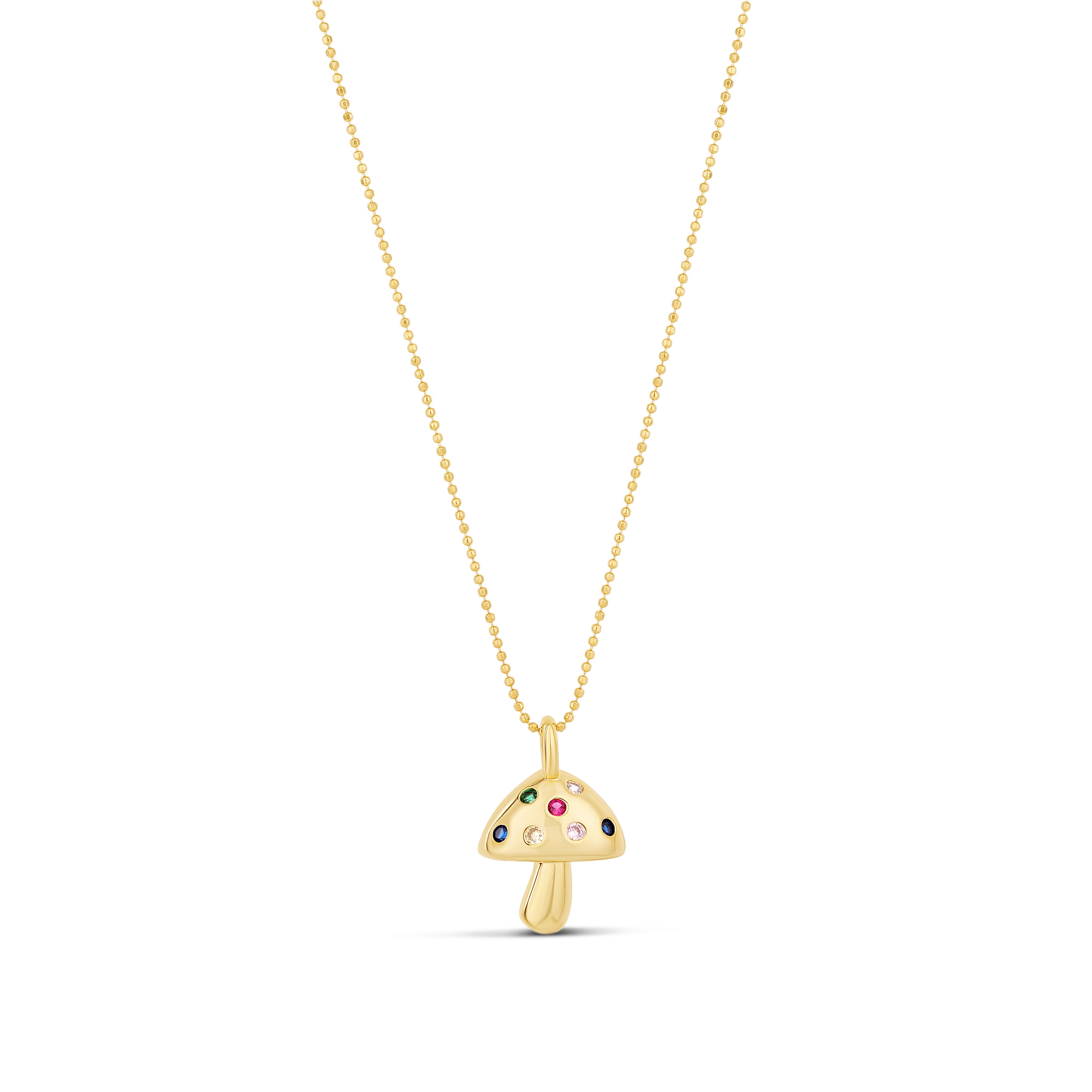 Mushroom Charm Necklace