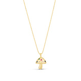 Mushroom Charm Necklace