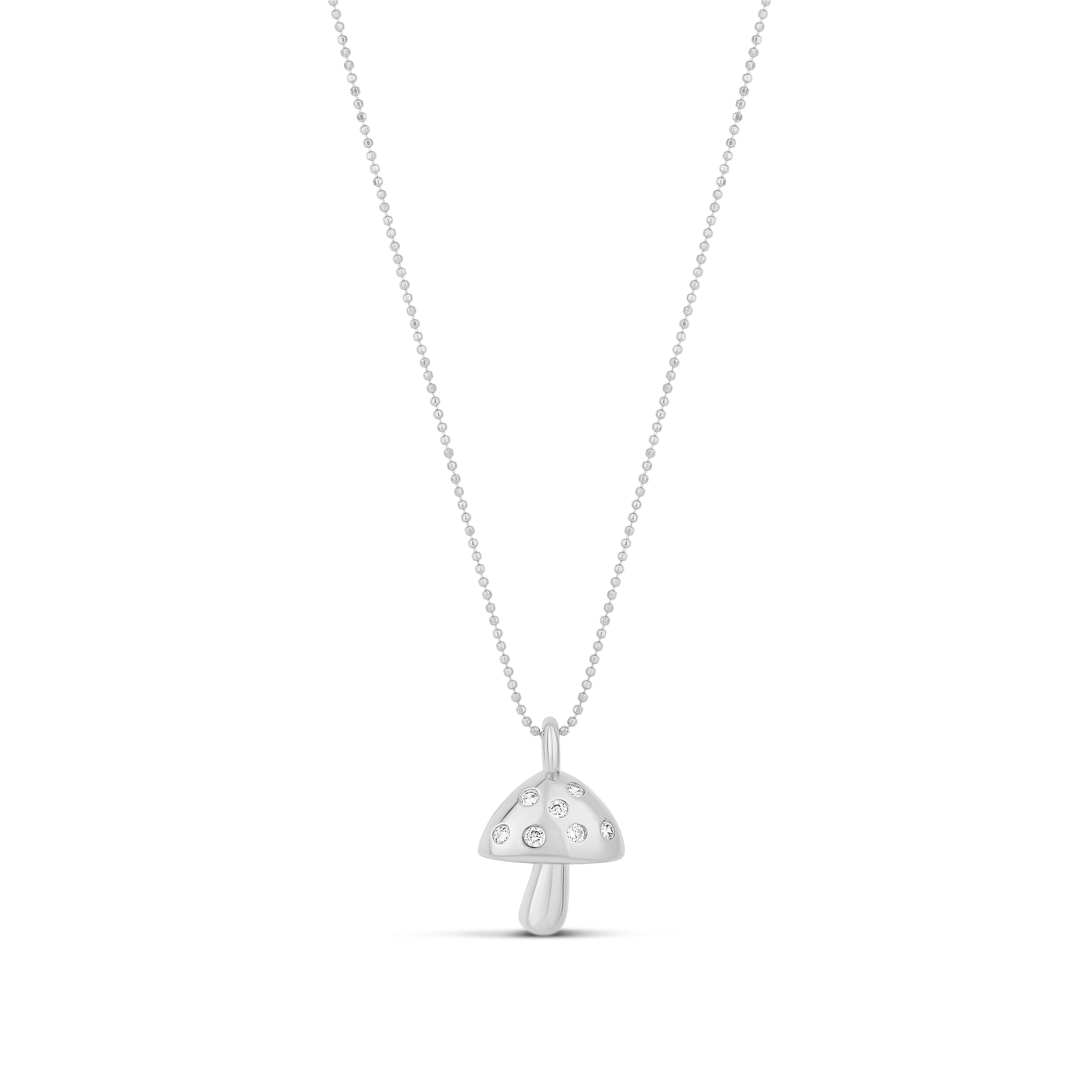 Mushroom Charm Necklace