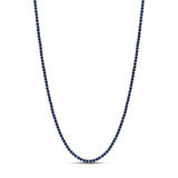 Classic Sapphire 2mm Tennis Necklace