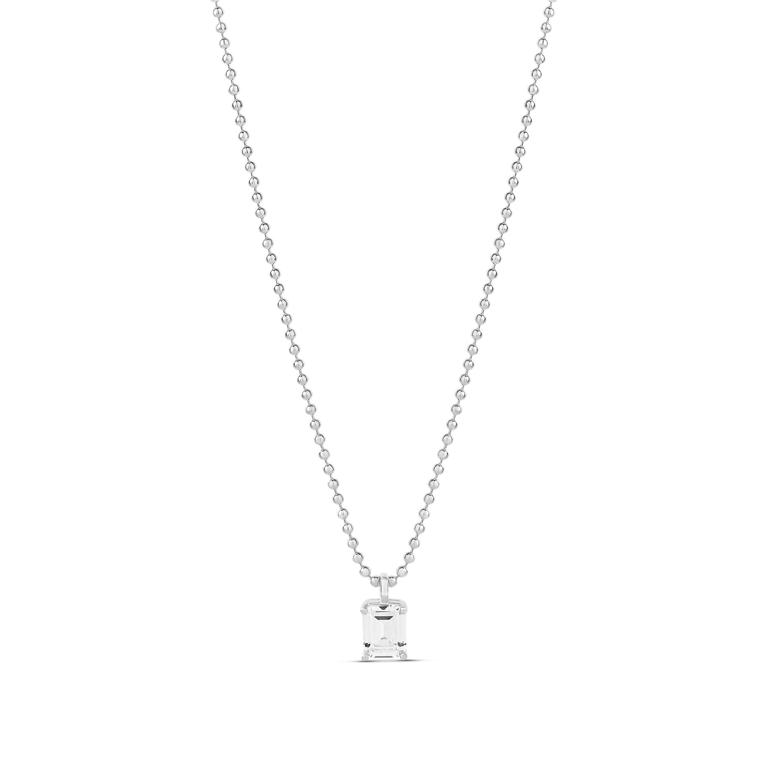 Fancy Shape on a Beaded Ball Chain