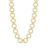 Round Link Statement Necklace