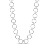 Round Link Statement Necklace