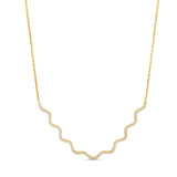 Wavy Tennis Chain Necklace