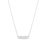 Multi Shape Bezel Pendant Necklace