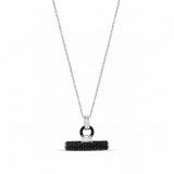 Pave T Bar Necklace