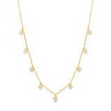 Pave Drop Layering Necklace