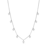 Pave Drop Layering Necklace
