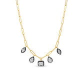 Mix Shape on a Paperclip Necklace