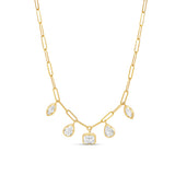 Mix Shape on a Paperclip Necklace