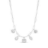 Mix Shape on a Paperclip Necklace